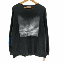 FLAGSTUFF(フラッグスタフ) LONG SLEEVE NATURE T-SHIRT 両面プリント 中古 古着 0727_画像1