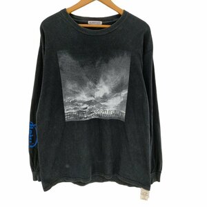 FLAGSTUFF(フラッグスタフ) LONG SLEEVE NATURE T-SHIRT 両面プリント 中古 古着 0727