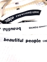 beautiful people(ビューティフルピープル) ビニールロゴテープサコッシュバッグ 2WAYシ 中古 古着 0306_画像3