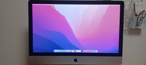 iMac A1419　Core i7/32GB/HDD 1TB/SSD 32GB デュアルストレージ　27インチ　5Kディスプレイ　Mos Monterey Late 2015