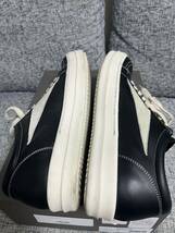 サイズ42 国内正規 Rick Owens リックオウエンス VINTAGE SNEAKS ヴィンテージ レザーローカットスニーカー ブラック RU02B2897 LPOLVS_画像6