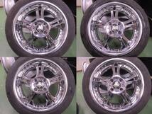 weds クレンツェ ケルベロスⅠ 15×6J +37&165/55R15 タイヤセット☆メッキ☆PCD100☆カスタム軽カー/軽自動車/VIP/軽トラ/軽バス/軽バン等_画像2