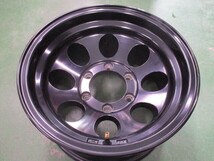 深リム♪JIMLINE TYPE2/ジムライン タイプ2♪15×8J -28/PCD139.7☆マットブラック☆ミッキートンプソン風/ランクル/60/70/78/80/プラド_画像2