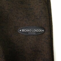 新品 ミチコロンドン 裏起毛 ニット フリース パンツ L 茶【3WML-P222M_BN】 MICHIKO LONDON 秋冬 メンズ イージーパンツ スウェット_画像6