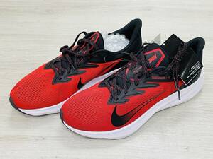 【未使用】 NIKE ナイキ ズーム ウィンフロー 7 Air ZOOM ランニングシューズ 赤 RED 29cm