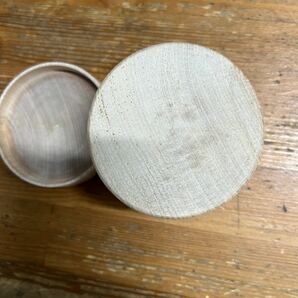 トールペイント 白木 物入れ 素材 デッドストック 未使用品の画像3