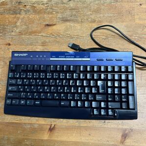 SHARP シャープ パーソナル コンピュータ キーボード DUNTK5976ACZZ 中古品 ジャンク品扱い 部品取りにの画像1