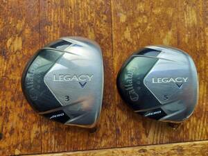 中古ヘッドのみ CALLAWAY キャロウェイ LEGACY AERO フェアウェイウッド ３番 ５番 ２個セット