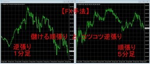 【FX手法】儲ける順張り　と　コツコツ逆張り