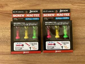 SRIXON◆SCREW MAG TEE◆新品　２セット