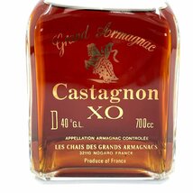 6540-60 Castagnon XO grand Armagnac カスタニョン グランド アルマニャック ブランデー 古酒 未開封 700ml/40%_画像6