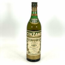 6513-80 CINZANO チンザノ EXTRA DRY エクストラ ドライ ベルモット 甘味果実酒 リキュール イタリア 古酒 未開封 950ml/18%_画像1