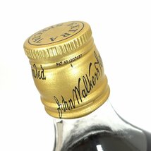 6542-80 Johnnie Walker ジョニー ウォーカー ブラックラベル スコッチ ウイスキー 特級 キングサイズ 未開封 1.136ml/43%_画像5