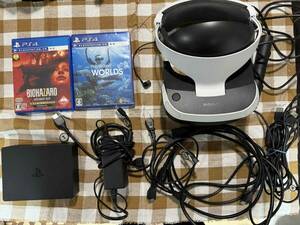 SONY PSVR PlayStation CUH-ZVR2 カメラ付き+バイオハザード7 レジデント イービル グロテスクVer.+VRWORD