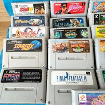 起動【未】確認！ ソフトのみ 21本 まとめ売り スーパーファミコン SFC スーファミ タートルズ 極上パロディウス 龍虎 スターオーシャン_画像2