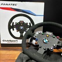 新品級！現行品　FANATEC ステアリング ClubSport BMW M3 GT2 V2 DDPro Wheel ハンコン　クラブスポーツ　マグネット PC PS5_画像1
