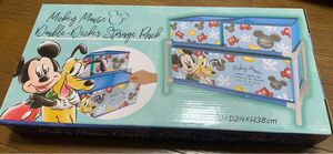 新品未使用　★Mickey Mouseミッキーマウス ★2段収納棚2段収納ラック