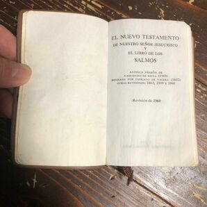 私たちの主イエス・キリストの新約聖書 - 詩編 - 1960 スペイン語　ミニ新約聖書　詩篇の付き