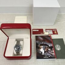 名作 OMEGA SPEEDMASTER オメガ スピードマスター デイト 3153-50 自動巻き 黒文字盤 AUTOMATIC オートマチック 850 腕時計 _画像1