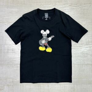 08aw 2008 保管品 デットストック NUMBER (N)INE ナンバーナイン スカル ミッキー ギター Tシャツ TEE 日本製 BLACK ブラック サイズ 2