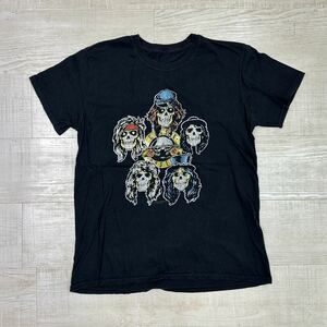 2012 GUNS N' ROSES ガンズ アンド ローゼズ バンド Tシャツ バンT TEE BLACK ブラック 系 サイズ L