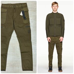 未使用 STONE ISLAND ストーンアイランド COMBAT CARGO PANTS コンバット カーゴ パンツ ミリタリー 異素材 TYPE RE-T カーキ 系 サイズ 29