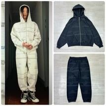 23ss 2023 Supreme シュプリーム x UNDERCOVER アンダーカバー セット アップ Zip Up Hooded Sweatshirt & Sweatpant SCAB 風柄 スウェット_画像1