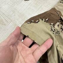 90s Vintage American Apparel Inc Coat Desert Camouflage Pattern Combat ヴィンテージ デザートカモ BDU コンバット ジャケット size M_画像6