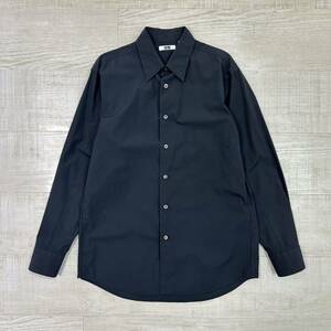 UNIQLO U ユニクロ ユー コットン レギュラー カラー シャツ SHIRT BLACK ブラック 系 サイズ M