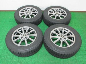 ZL778【送料無料】195/65R15 超溝高 8.5分山 スタッドレス WINTERMAXX WM02 ♪ 2020年製 ホイールセット 4本 激安 ヴォクシー エスクァイア