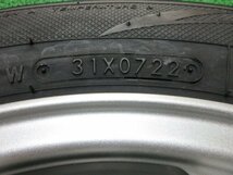 ZD893【送料無料】165/70R14 超溝高 9~9.5分山 夏タイヤ NANOENERGY 3 PLUS 2022年製 ホイールセット 4本 激安 ソリオ アクア ヴィッツ 等_画像6