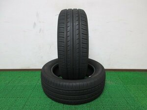 ZL820【送料無料】205/55R16 超溝高 8.5分山 ヨコハマ 夏タイヤ BluEarth-ES ES32 2022年製 2本 激安 リーフ レガシィ インプレッサ ゴルフ