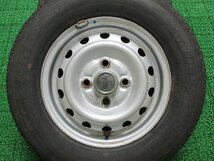 ZD978【送料無料 SALE品】145/80R12 80/78 6PR 超溝高 ブリヂストン 夏タイヤ ECOPIA R680 21年製 ホイールセット 4本 激安 軽トラ 軽バン_画像7