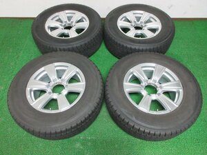 ZL284【送料無料 在庫処分】265/65R17 超溝高 8.5分山 スタッドレス WINTERMAXX SJ8 アルミ ホイールセット 4本 激安 ランクル プラド 4WD