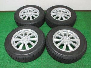 ZD584【送料無料 在庫処分!!】195/65R15 超溝高 ヨコハマ スタッドレス iG60 ♪ アルミ ホイールセット 4本 スバル インプレッサ 純正 激安