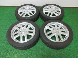 ZN943【送料無料】165/55R15 超溝高 8.5分山 ブリヂストン 夏タイヤ REGNO GR-Leggera 20年 アルミ ホイールセット 4本 ダイハツ 純正 激安