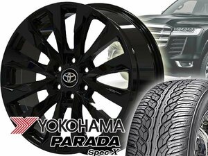 新品 2022y～ 現行 セコイア タンドラ 国産 22インチタイヤホイールセット YOKOHAMA PARADA SPEC-X 285/45R22