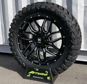 新品 車検対応 Black Mamba JKラングラー JLラングラー 20インチマッドタイヤホイールセット ATTURO TRAIL BLADE MT 285/50R20 33x12.50R20