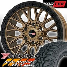 新作 VORTEK VRT608 17x9J F150 RAPTOR ラプター 17インチマッドタイヤホイールセット YOKOHAMA GEOLANDAR MT 265/70R17 285/70R17_画像1