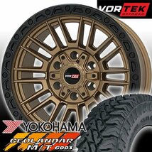 新作 VORTEK VRT604 17x9J F150 RAPTOR ラプター 17インチマッドタイヤホイールセット YOKOHAMA GEOLANDAR MT 265/70R17 285/70R17_画像1