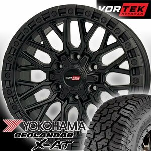 新作 VORTEK VRT608 17x9J サバーバン アバランチ 17インチマッドタイヤホイールセット YOKOHAMA GEOLANDAR X-AT 265/70R17 285/70R17