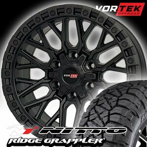 新品 VORTEK VRT608 17x9J 新型 ハイラックス GUN125 17インチマッドタイヤホイールセット NITTO RIDGE GRAPPLER 265/70R17 285/70R17