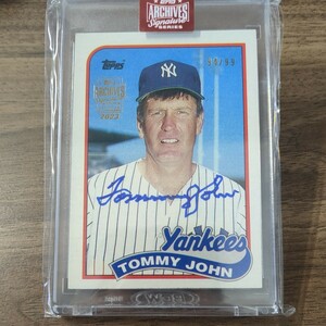 2023 Topps Archives Signature Series Tommy John Autograph Auto 94/99