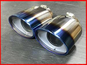 *[ with translation ]S2000 type titanium color stainless steel muffler cutter 18 Crown RB Odyssey / nationwide equal 1000 jpy ( Hokkaido 1300 jpy )( Okinawa remote island un- possible )