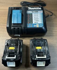 ★【送料無料！】マキタ makita 純正 急速充電器 DC18RF バッテリー２個セット BL1830 、BL1830B★