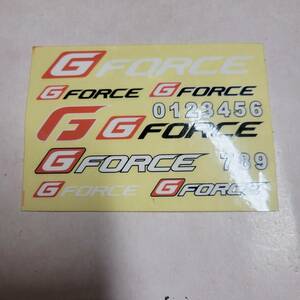 G force ステッカー　未使用　Gフォース　ラジコン　ドリフト　ツーリング　バギー