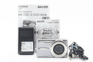 ★極上美品★サンヨー SANYO DSC-X1250 3X OPTICAL ZOOM デジタルカメラ #9057