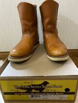 ☆中古☆ 廃盤 レッドウイング ペコス REDWING BOOTS ブーツ ゴールド ラセット 9866 8.5E 81/2E_画像1