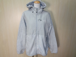 n21◆THE NORTH FACE デナリジャケット フーディー◆ザ・ノースフェイス L 女性 グレー ポーラテックフリース ジップインジップ対応 6B