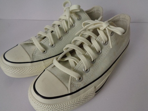 14◆CONVERSE ALL STAR Low Chuck Taylor スニーカー◆コンバース US:5.5 (24.5cm) ライトグレー REACT搭載 (高機能カップインソール) 6B